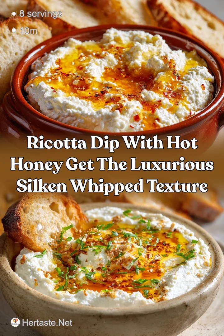 Ricotta Dip with Hot Honey Get the Luxurious Silken Whipped Texture