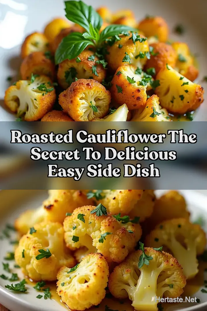 Roasted Cauliflower The Secret to Delicious Easy Side Dish