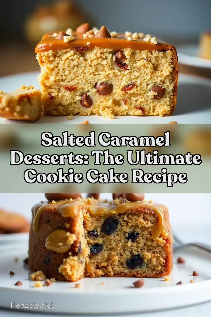 Salted Caramel Desserts: The Ultimate Cookie Cake Recipe : PIN FOR LATER Salted Caramel Desserts: The Ultimate Cookie Cake Recipe