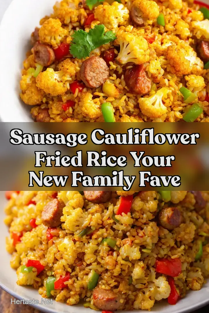 Sausage Cauliflower Fried Rice Your New Family Fave