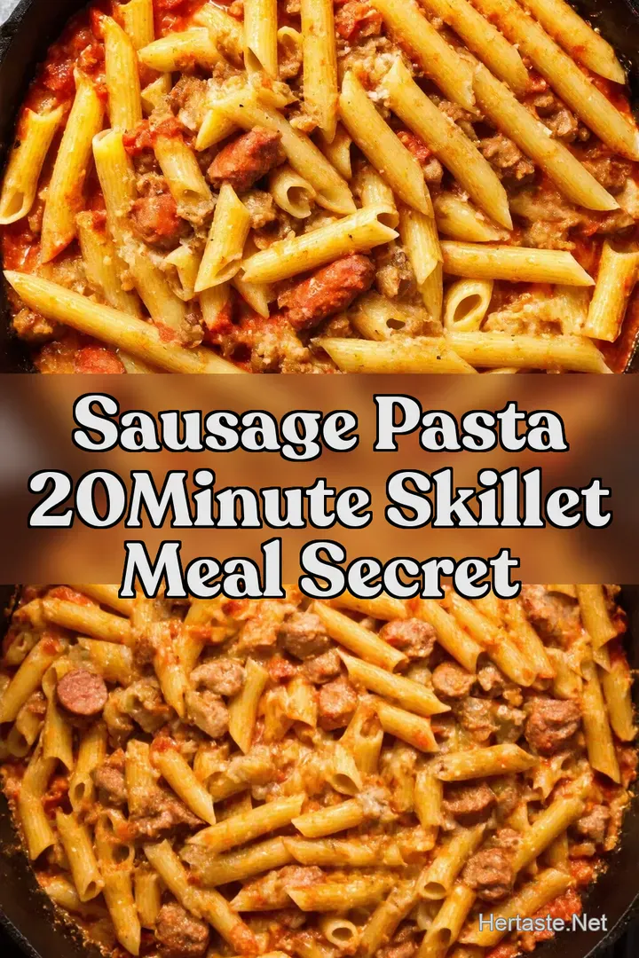 Sausage Pasta 20Minute Skillet Meal Secret