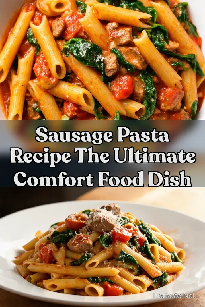 Sausage Pasta Recipe The Ultimate Comfort Food Dish