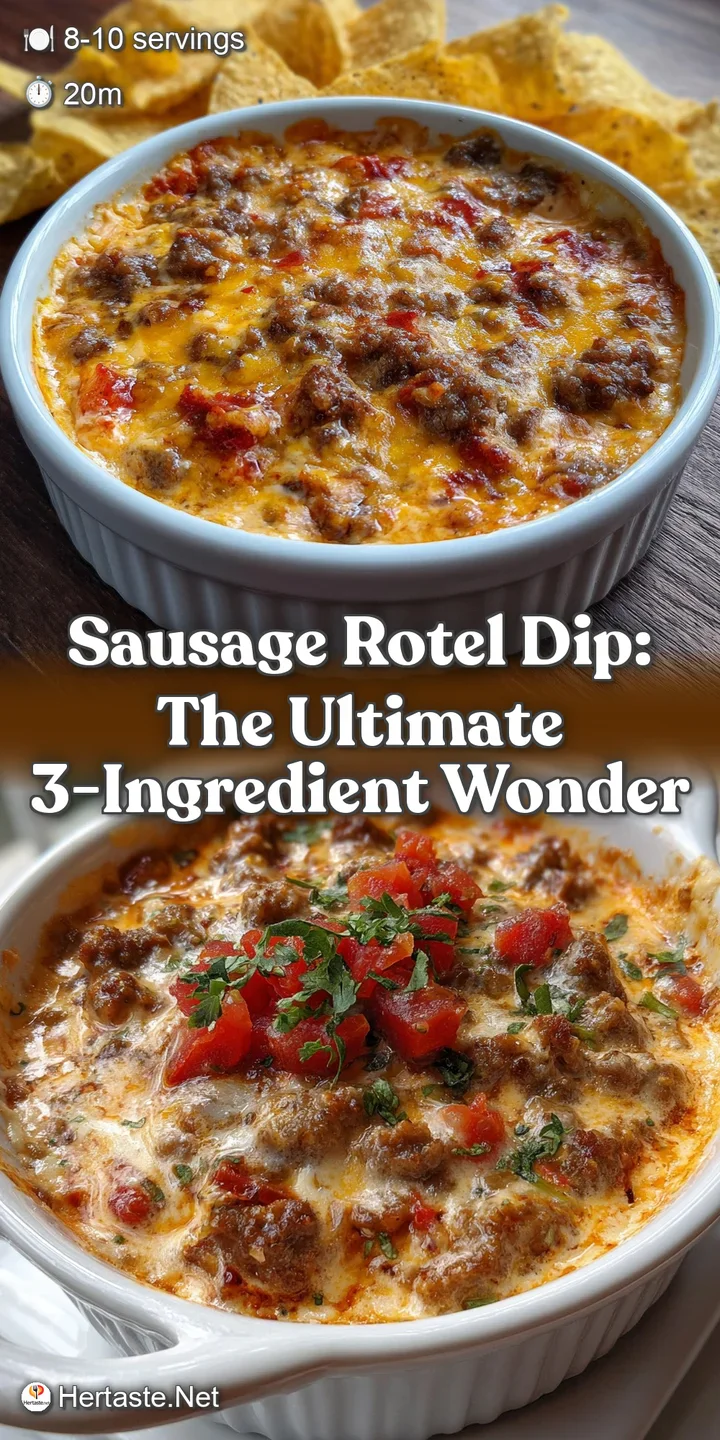 Sausage Rotel Dip: The Ultimate 3-Ingredient Wonder