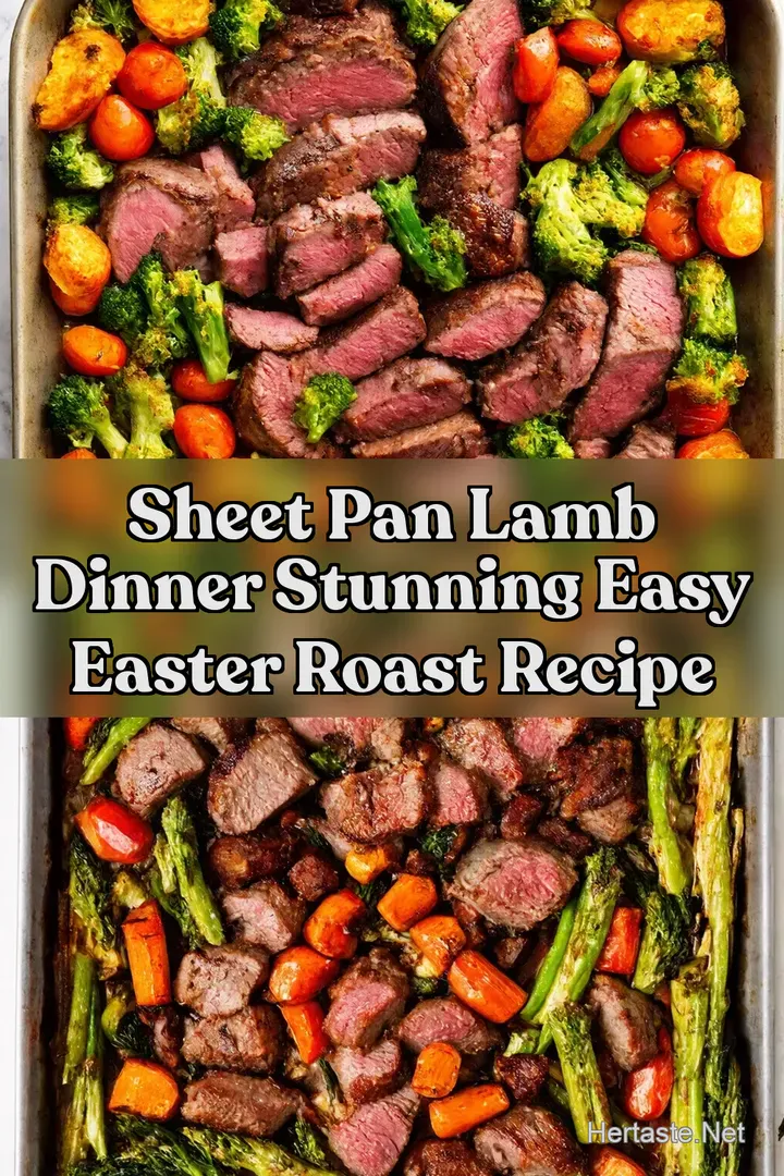 Sheet Pan Lamb Dinner Stunning Easy Easter Roast Recipe