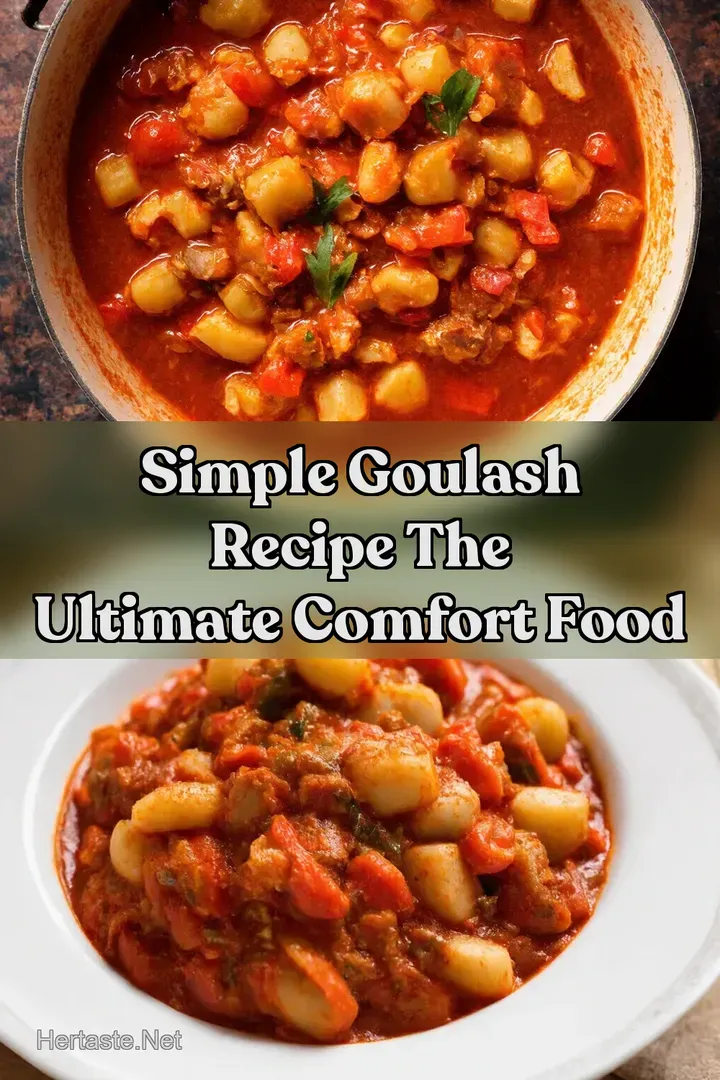Simple Goulash Recipe The Ultimate Comfort Food