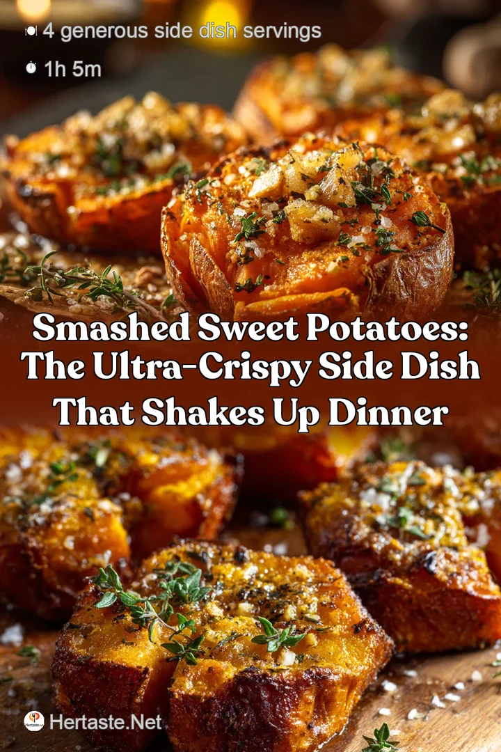 Smashed Sweet Potatoes: The Ultra-Crispy Side Dish That Shakes Up Dinner