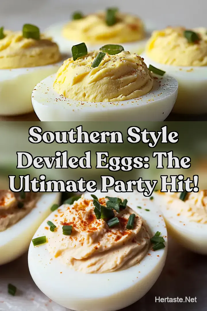 Southern Style Deviled Eggs: The Ultimate Party Hit!