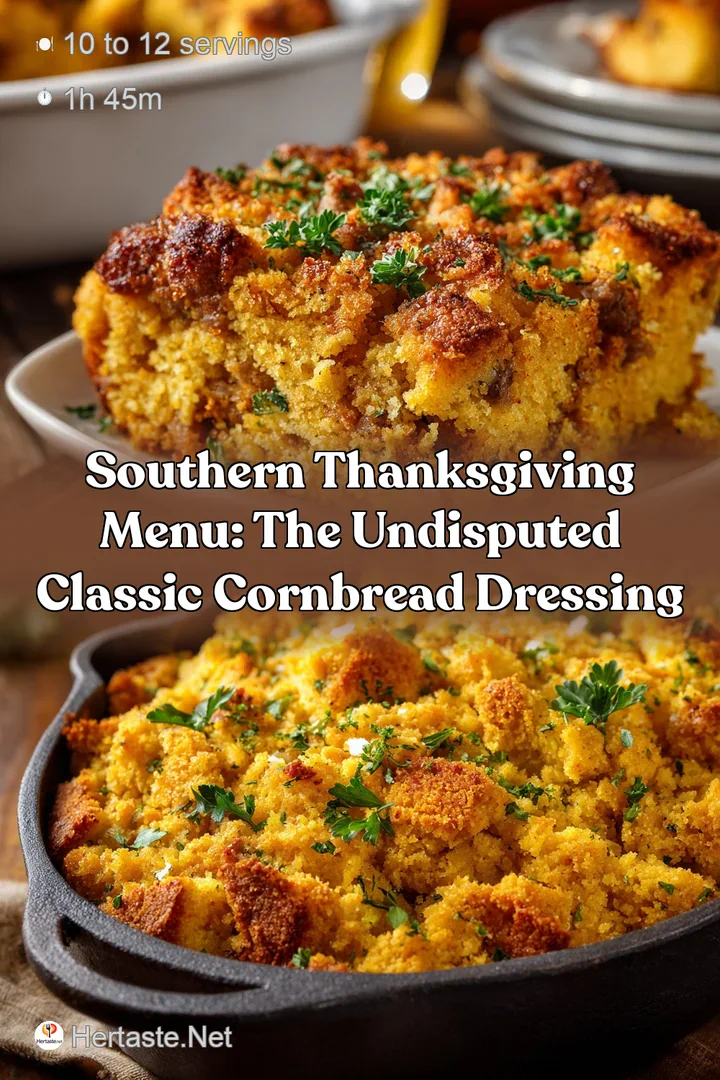 Southern Thanksgiving Menu: The Undisputed Classic Cornbread Dressing