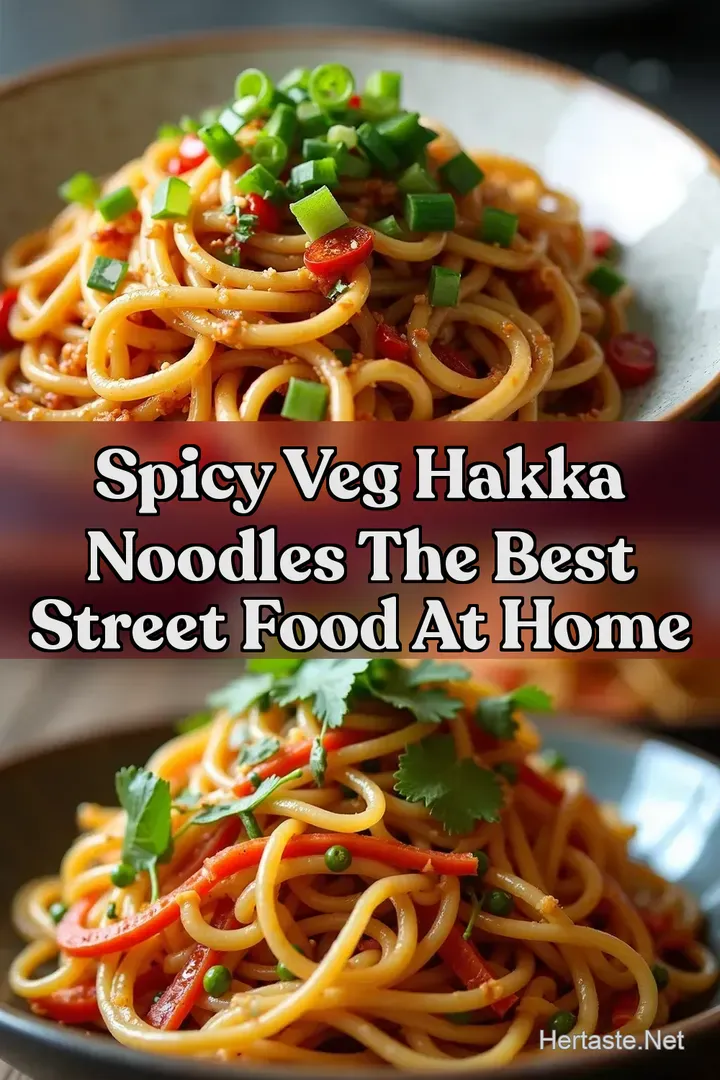 Spicy Veg Hakka Noodles THE BEST Street Food At Home