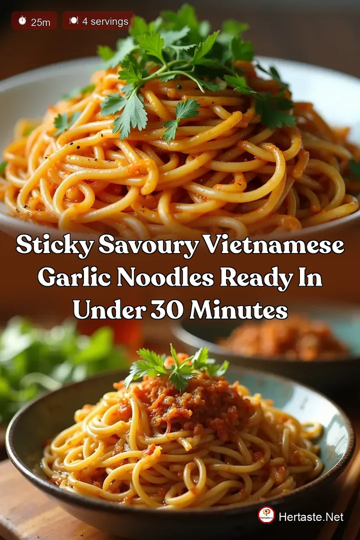 Sticky Savoury Vietnamese Garlic Noodles Ready in Under 30 Minutes