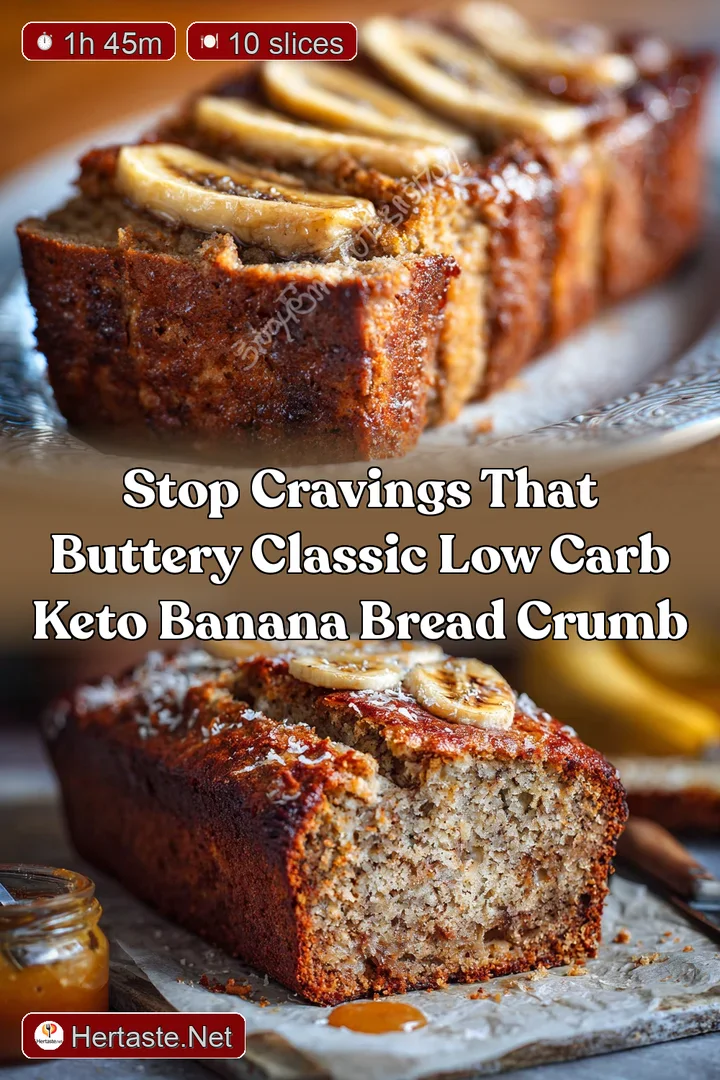 Stop Cravings That Buttery Classic Low Carb Keto Banana Bread Crumb