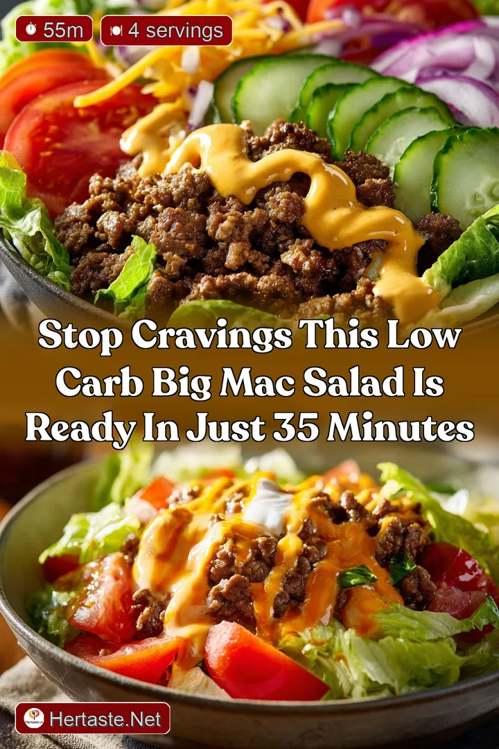 Stop Cravings This Low Carb Big Mac Salad is Ready in Just 35 Minutes
