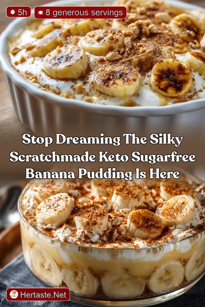 Stop Dreaming The Silky ScratchMade Keto SugarFree Banana Pudding is Here