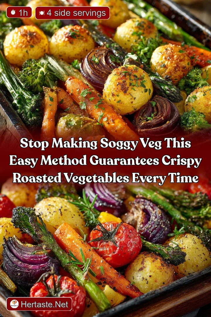 Stop making soggy veg This easy method guarantees crispy Roasted Vegetables every time