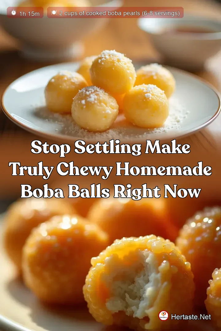 Stop Settling Make Truly Chewy Homemade Boba Balls Right Now