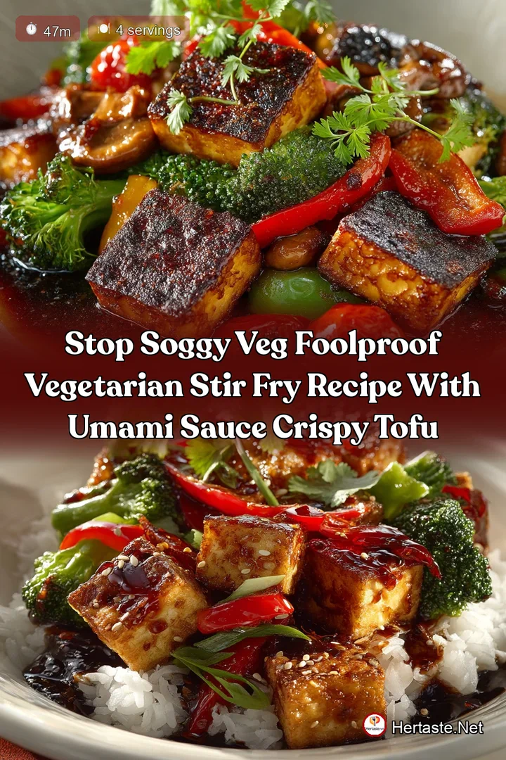 Stop Soggy Veg Foolproof Vegetarian Stir Fry Recipe with Umami Sauce Crispy Tofu