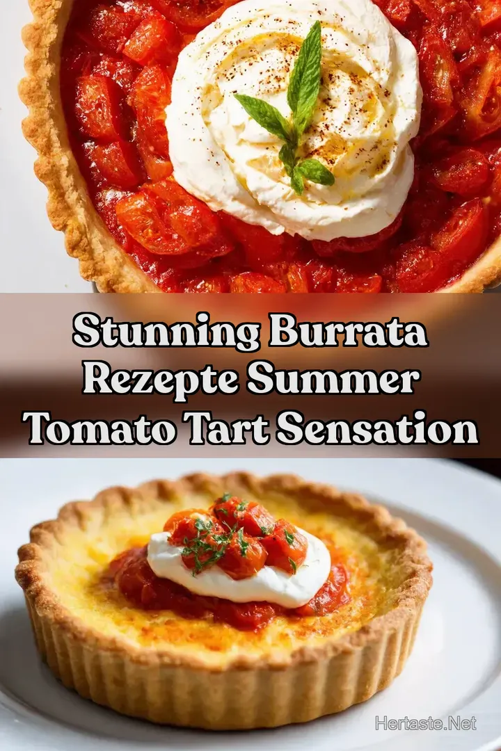 Stunning Burrata Rezepte Summer Tomato Tart Sensation
