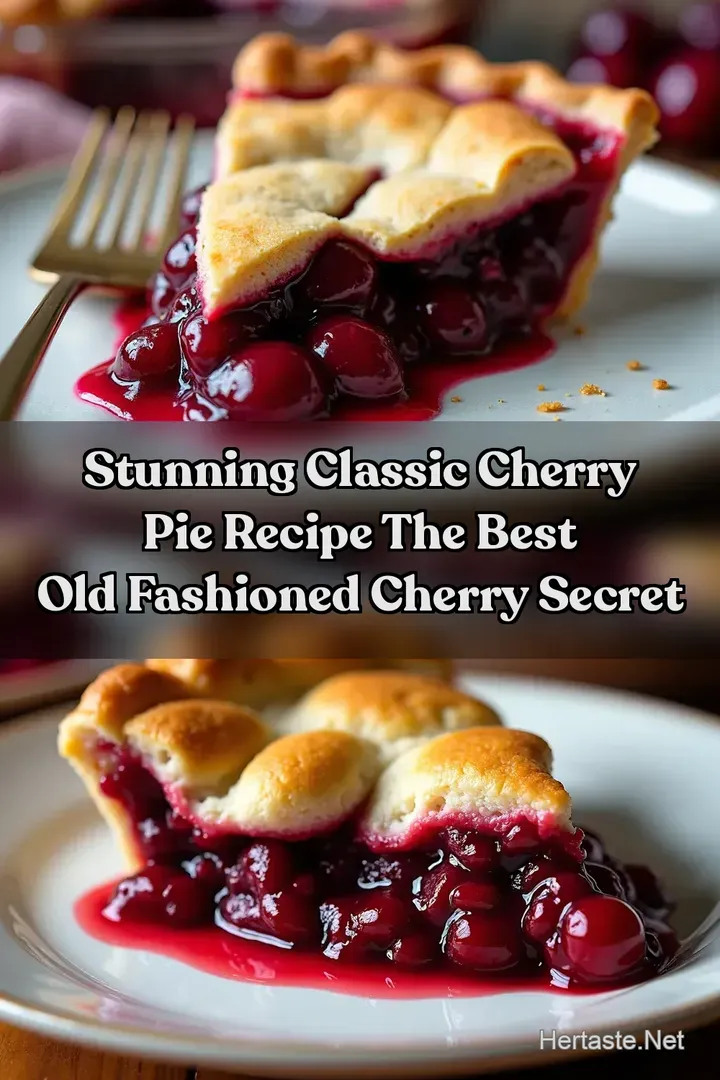 Stunning Classic Cherry Pie Recipe The Best Old Fashioned Cherry Secret
