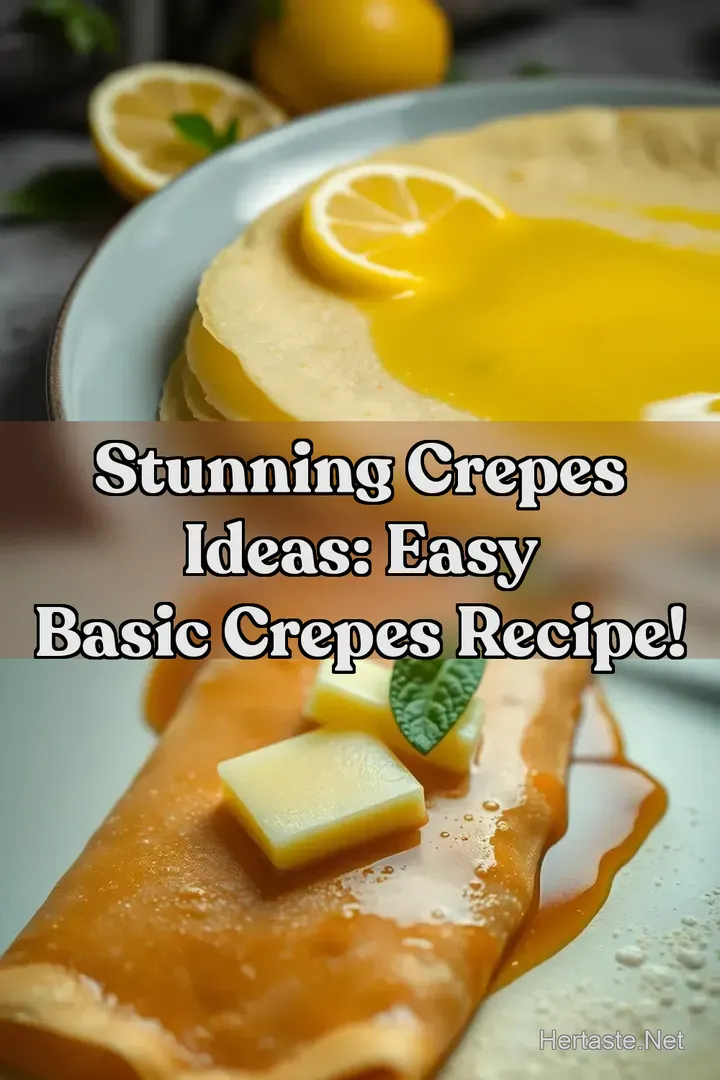 Stunning Crepes Ideas: Easy Basic Crepes Recipe!
