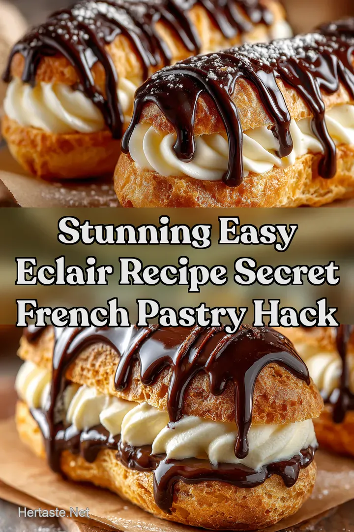 Stunning Easy Eclair Recipe Secret French Pastry Hack
