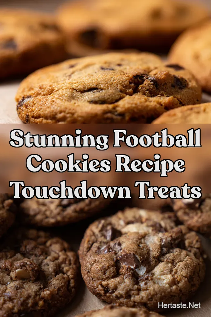 Stunning Football Cookies Recipe Touchdown Treats : PIN FOR LATER Stunning Football Cookies Recipe Touchdown Treats