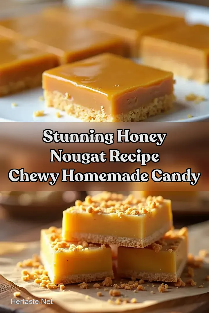 Stunning Honey Nougat Recipe Chewy Homemade Candy