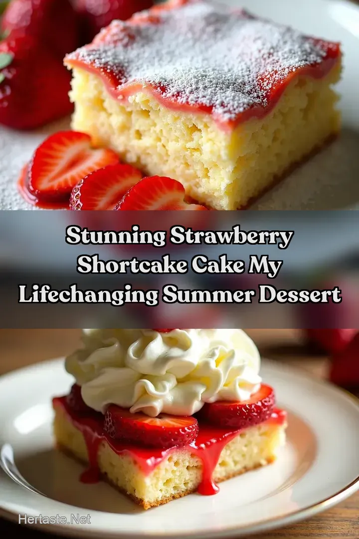 Stunning Strawberry Shortcake Cake My LifeChanging Summer Dessert