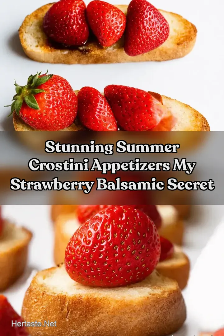 Stunning Summer Crostini Appetizers My Strawberry Balsamic Secret