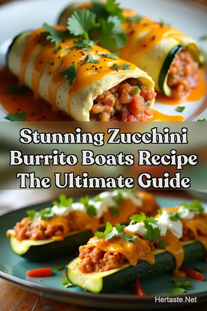 Stunning Zucchini Burrito Boats Recipe The Ultimate Guide
