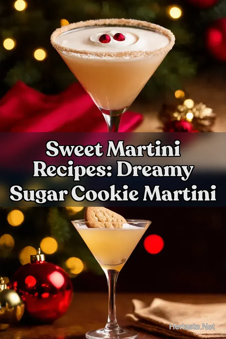 Sweet Martini Recipes: Dreamy Sugar Cookie Martini : PIN FOR LATER Sweet Martini Recipes: Dreamy Sugar Cookie Martini