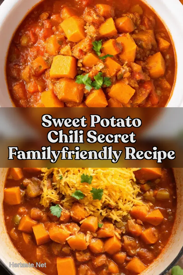 Sweet Potato Chili Secret FamilyFriendly Recipe : PIN FOR LATER Sweet Potato Chili Secret FamilyFriendly Recipe