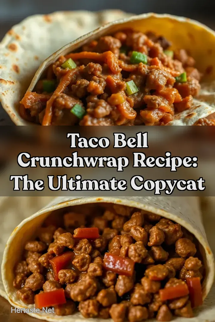 Taco Bell Crunchwrap Recipe: The Ultimate Copycat
