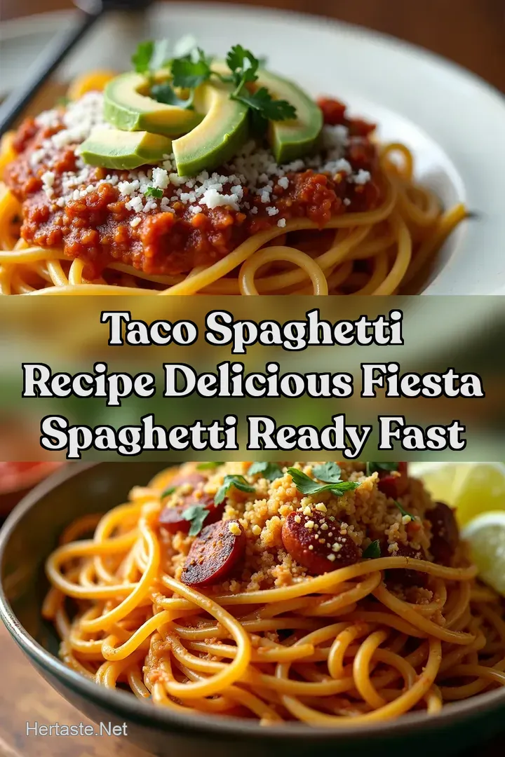 Taco Spaghetti Recipe Delicious Fiesta Spaghetti Ready Fast
