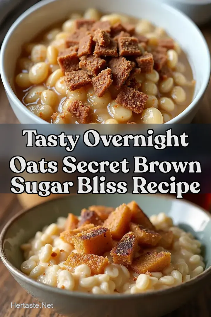 Tasty Overnight Oats Secret Brown Sugar Bliss Recipe