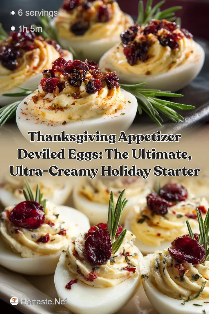 Thanksgiving Appetizer Deviled Eggs: The Ultimate Ultra-Creamy Holiday Starter