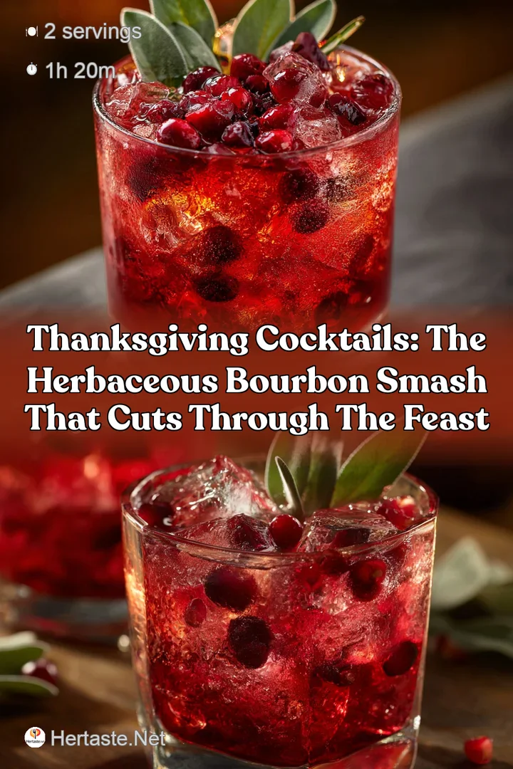 Thanksgiving Cocktails: The Herbaceous Bourbon Smash That Cuts Through the Feast