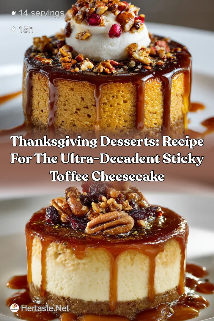 Thanksgiving Desserts: Recipe for the Ultra-Decadent Sticky Toffee Cheesecake
