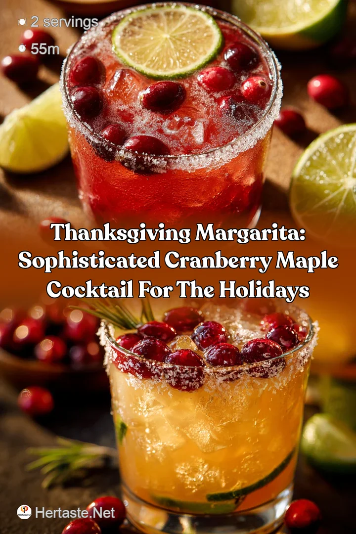 Thanksgiving Margarita: Sophisticated Cranberry Maple Cocktail for the Holidays