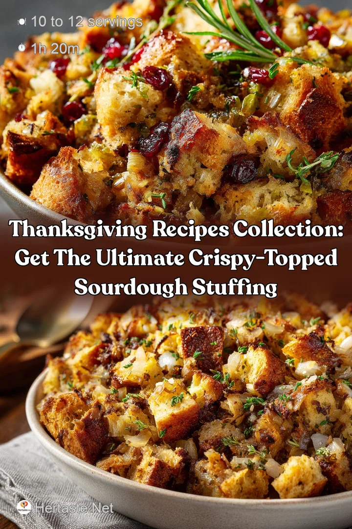 Thanksgiving Recipes Collection: Get the Ultimate Crispy-Topped Sourdough Stuffing