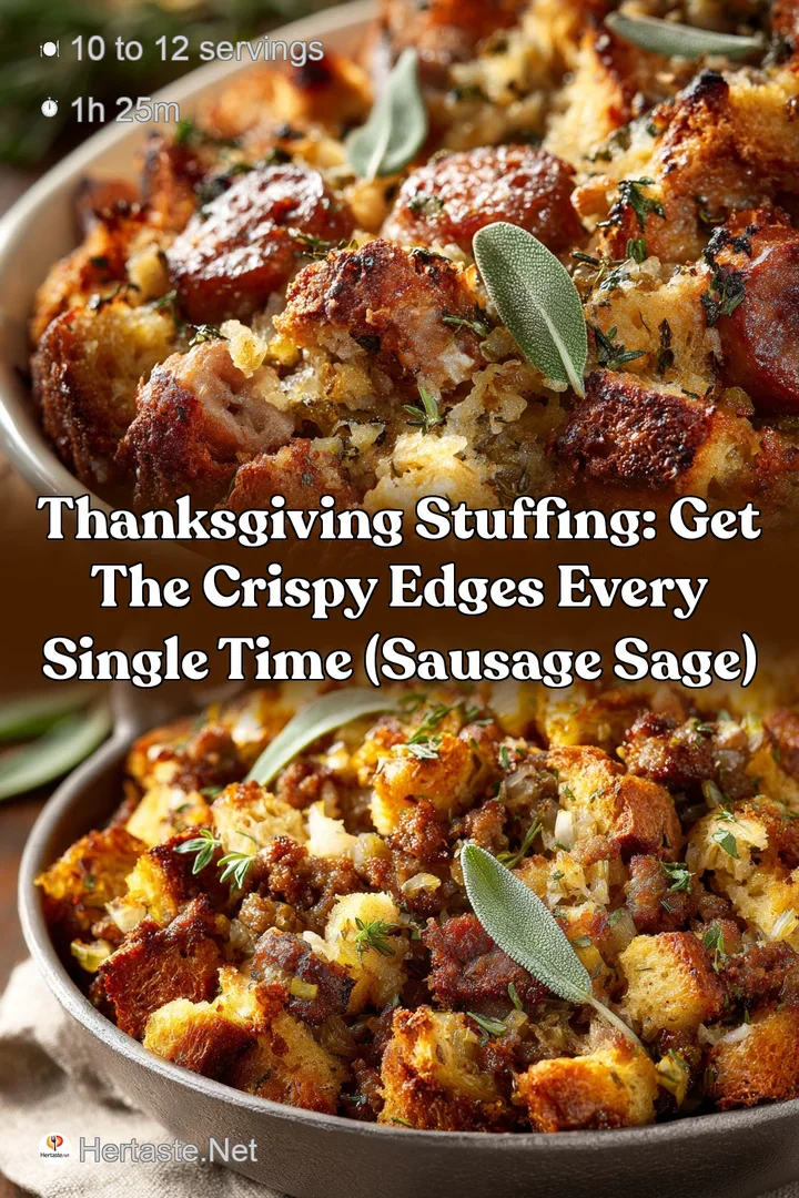 Thanksgiving Stuffing: Get the Crispy Edges Every Single Time (Sausage Sage)