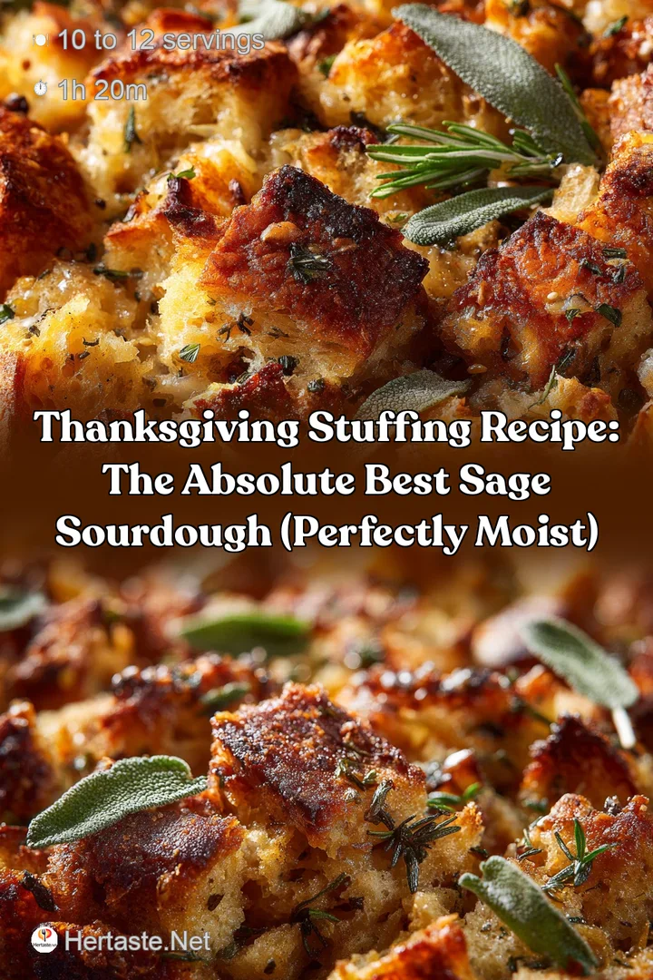 Thanksgiving Stuffing Recipe: The Absolute Best Sage Sourdough (Perfectly Moist)