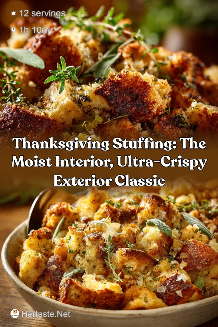 Thanksgiving Stuffing: The Moist Interior Ultra-Crispy Exterior Classic