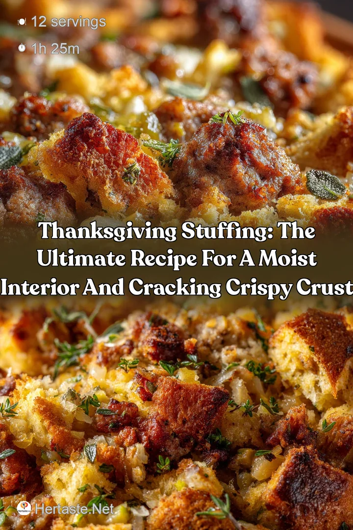 Thanksgiving Stuffing: The Ultimate Recipe for a Moist Interior and Cracking Crispy Crust