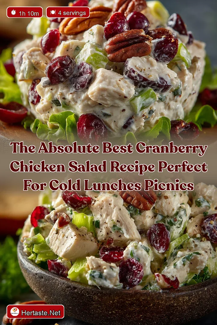 The Absolute Best Cranberry Chicken Salad Recipe Perfect for Cold Lunches Picnics