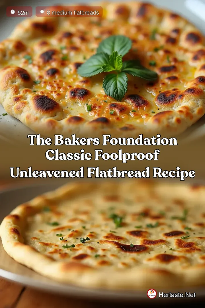The Bakers Foundation Classic Foolproof Unleavened Flatbread Recipe