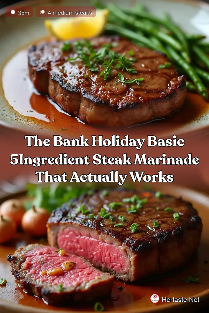 The Bank Holiday Basic 5Ingredient Steak Marinade That Actually Works