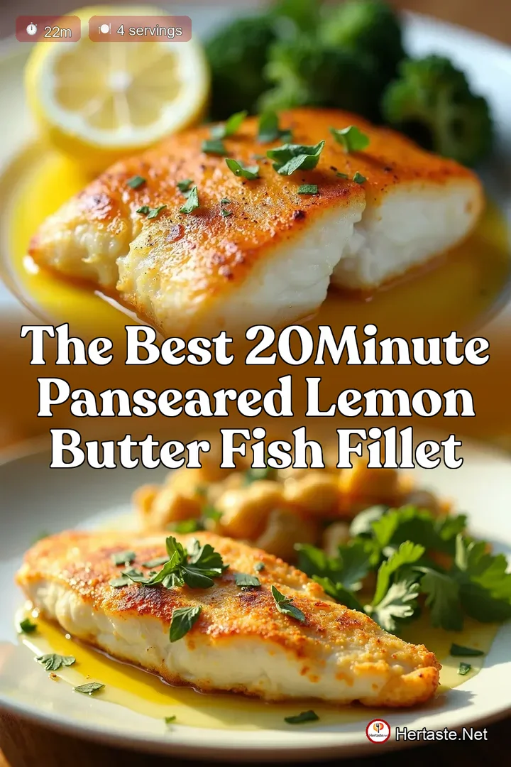 The Best 20Minute PanSeared Lemon Butter Fish Fillet