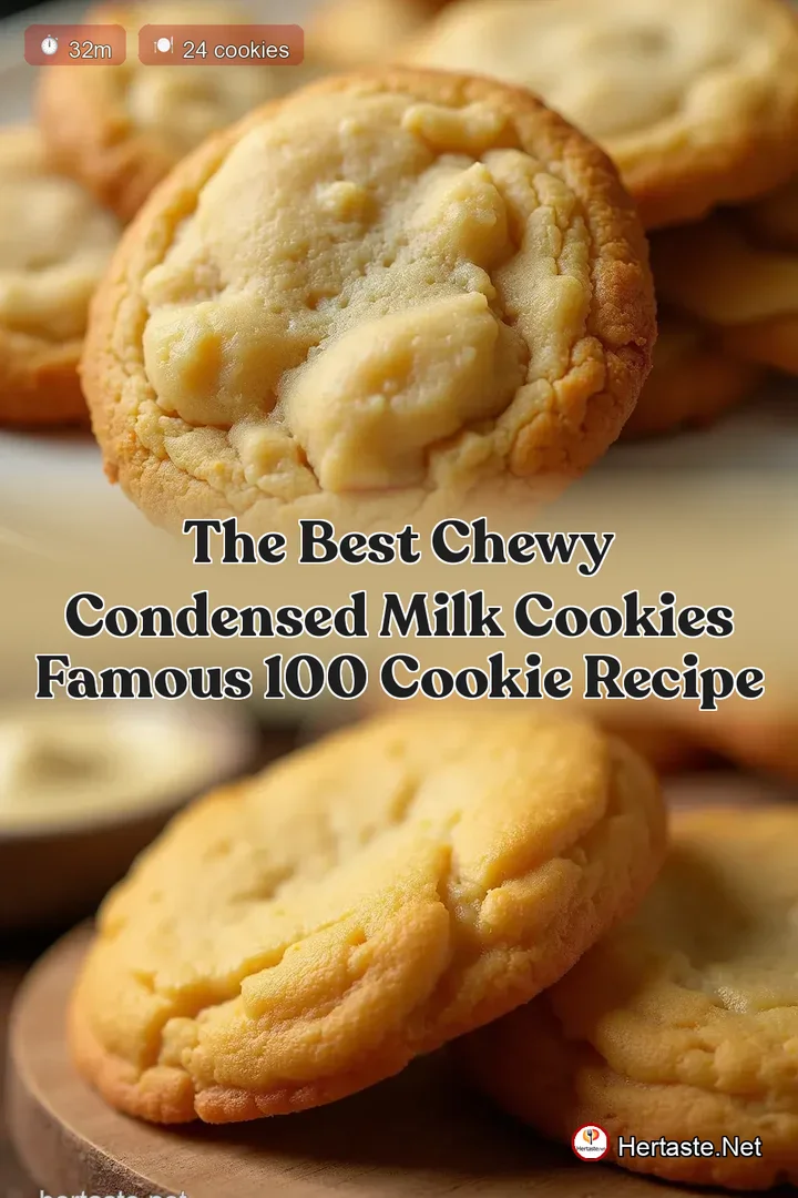 The Best Chewy Condensed Milk Cookies Famous 100 Cookie Recipe