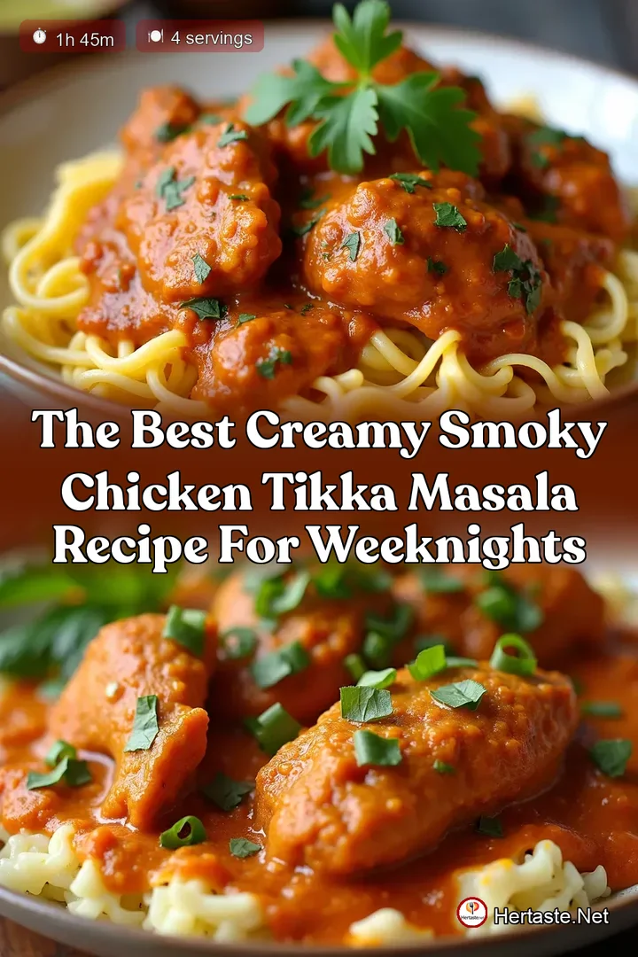 The Best Creamy Smoky Chicken Tikka Masala Recipe for Weeknights