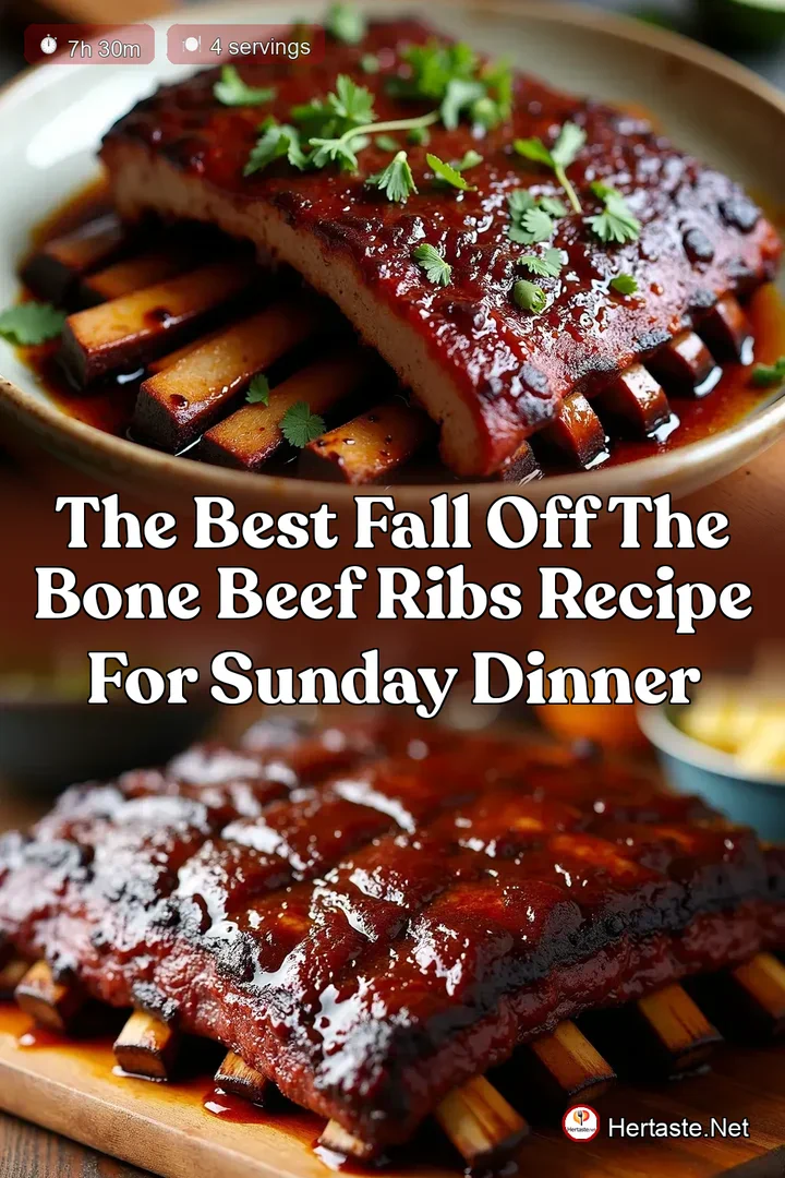 The Best Fall Off The Bone Beef Ribs Recipe for Sunday Dinner